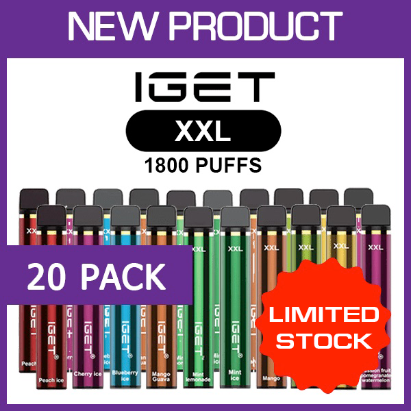iget-XXL-vape-20-packpng - Element Vapor Australia