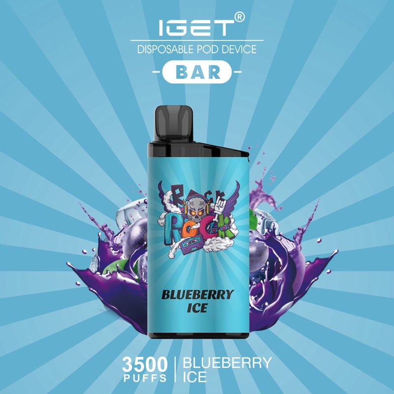 iget-bar-blueberry-ice-3500-puffsjpeg - Element Vapor Australia