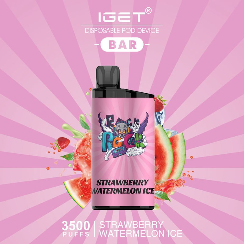 iget-bar-strawberry-watermelon-ice-3500-puffsjpeg - Element Vapor Australia