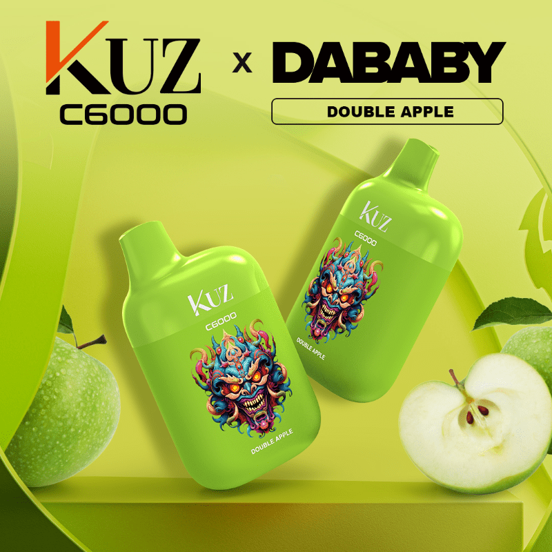 kuz-6000-puffs-double-apple-minpng - Element Vapor Australia