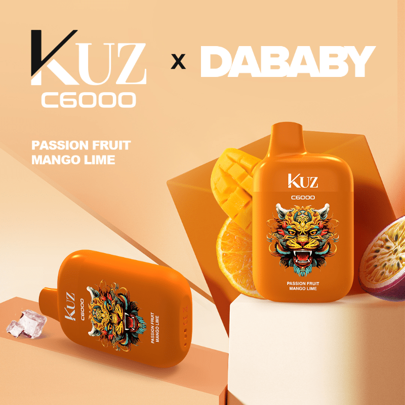 kuz-6000-puffs-passion-fruit-mango-lime-minpng - Element Vapor Australia