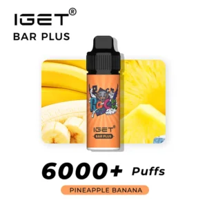 pineapple-banana-iget-bar-plus-6000-pluswebp - Element Vapor Australia