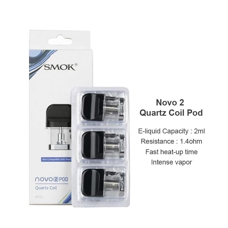 smok-Novo-2-Quartz-Coil-Podjpg - Element Vapor Australia